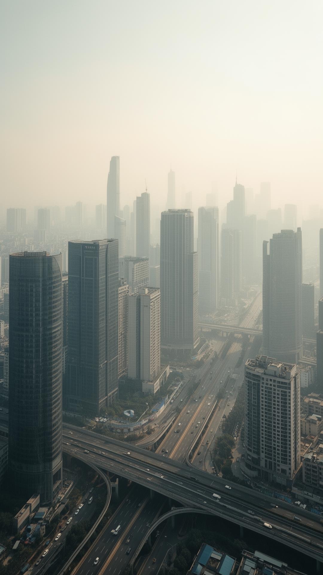 Modern city skyline